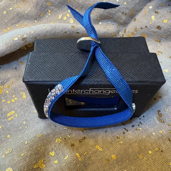 Les Interchangeables Blue Crystal Bracelet - Picture 2 of 6